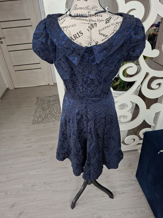 Rochie bleumarin eleganta
