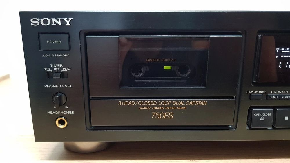Sony TC-K750ES Black High-End Stereo Cassette Deck