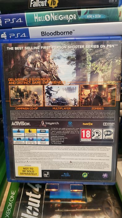 Игра Call of duty Black Ops 3 III ps4 playstation 4 пс 4 плейстейшън 4