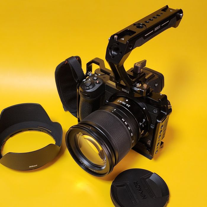 pachet Nikon Z6 II + 3 obiective, FTZ II, cage