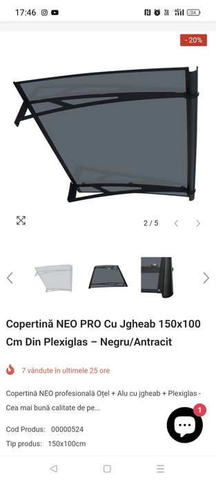 Vand copertina 150/100 cu jghiab