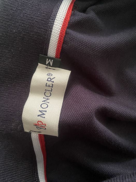 Moncler polo тъмно син