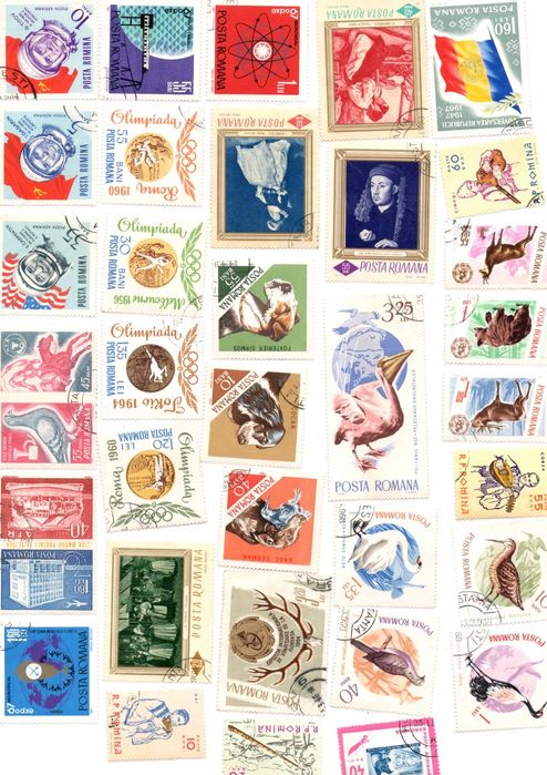 Colecție 156 timbre