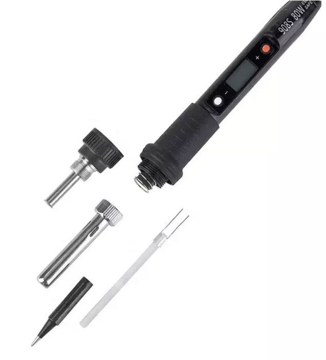 Професионален поялник 80W с електронно регулиране на температурата