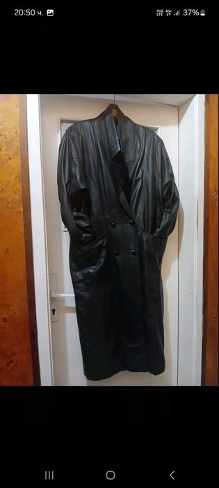 Дамско дълго яке от естествена кожа