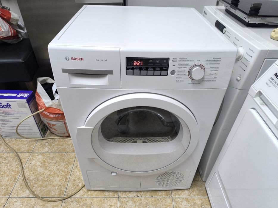 Сушилня Bosch WTB 86200 - 7кг. Клас В