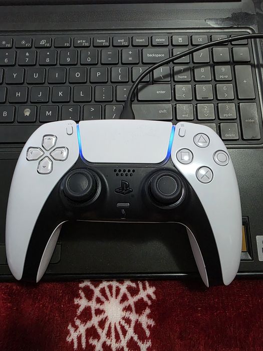 Maneta PS5 Controller PS5 functionala pe alb