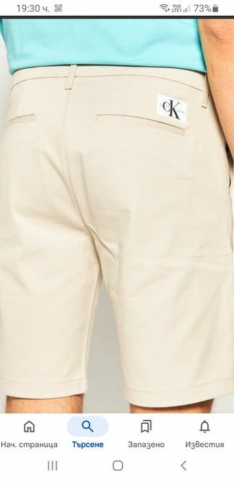 Calvin Klein Slim Fit  Cotton  / 31 ОРИГИНАЛ! Мъжки Къси Панталони!