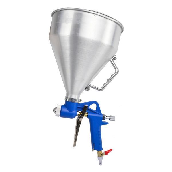 Пневматичен пистолет за мазилка и боя, дюза 4 6 8 мм и метален резерво