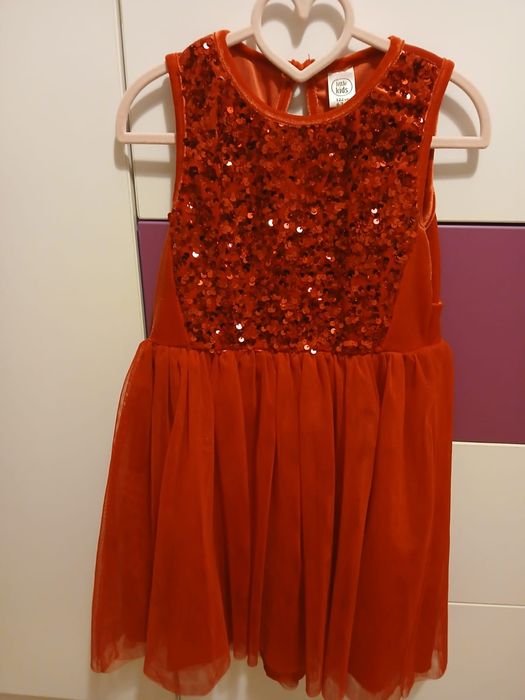 Rochiță 122 cm roșie