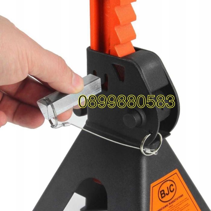 Комплект 2бр подпорни стойки 6т с гумени подложки и защита BJC