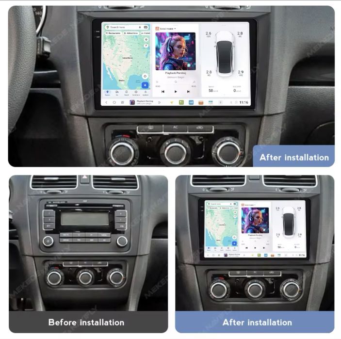 Navigatie auto golf 6