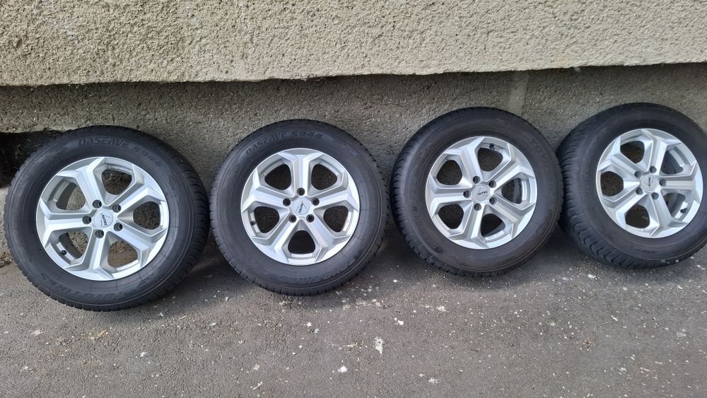 Jante Aliaj,  cu cauciucuri 215/65/16 M+S dot 2024 ,5×112 !