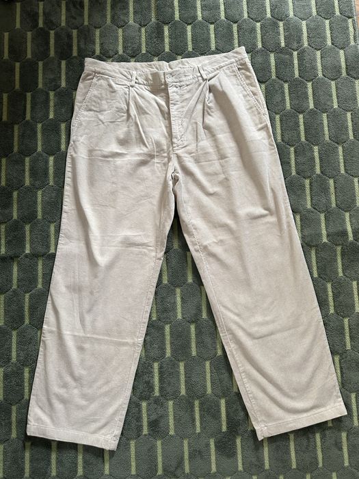 Pantaloni raiati bej VALENTINO