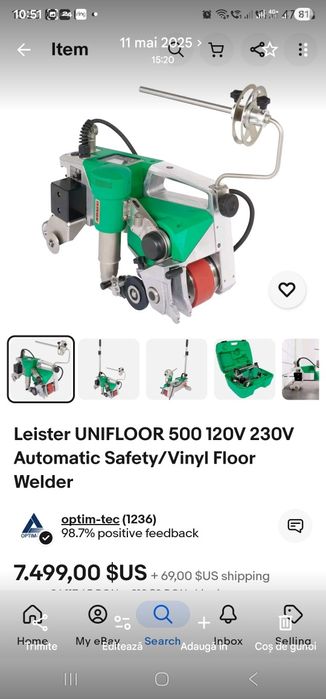 Leister Uniffloor 500 Multifunctional/Sudor Piscine NOU