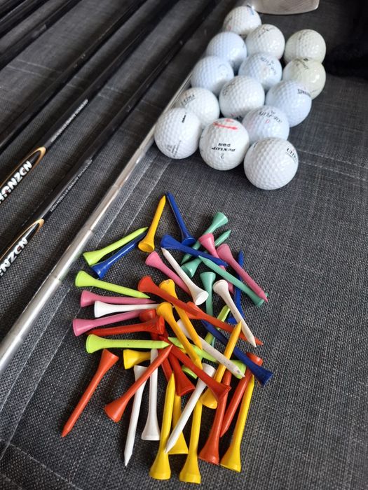Set golf Kanzen (geanta BagBoy, 10 crose, mingii, teuri, manusa)
