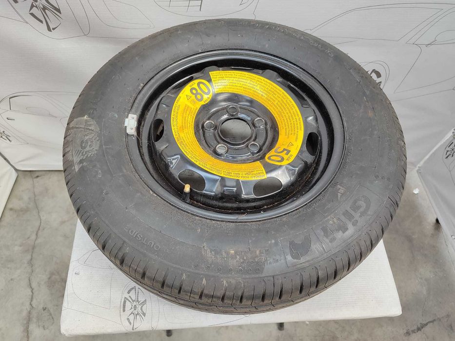Roată de rezervă slim 5x100 185/70 R14 DOT 1118 Seat Ibiza V (KJ) (2017-2026) Cod:2Q0601027 (3D)