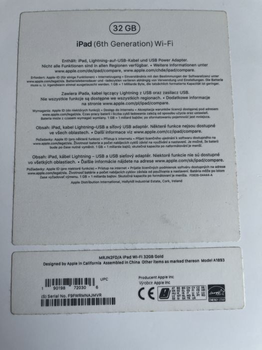 Ipad generația 6-Rose Gold.