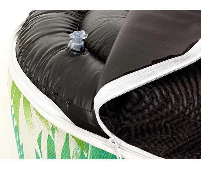 Надуваем пуф с калъф до 110кг за плаж къмпинг градина табуретка стол