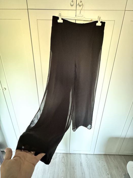 Compleu/ set elegant ocazie 3 piese bluză pantalon și blazer