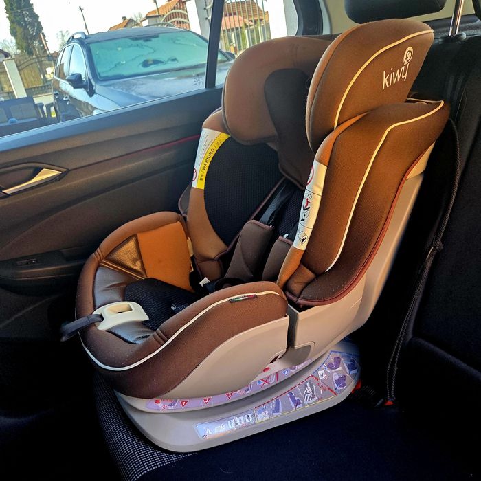 Scaun auto copii Kiwy Noah SF012 cu Isofix 0-25 kg, Moka