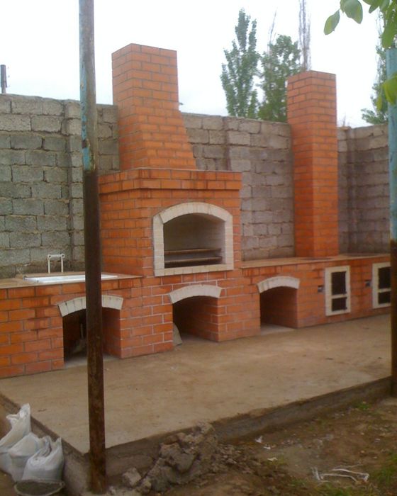 ПОД КЛЮЧ Барбекю. Очаги. Летняя кухня.