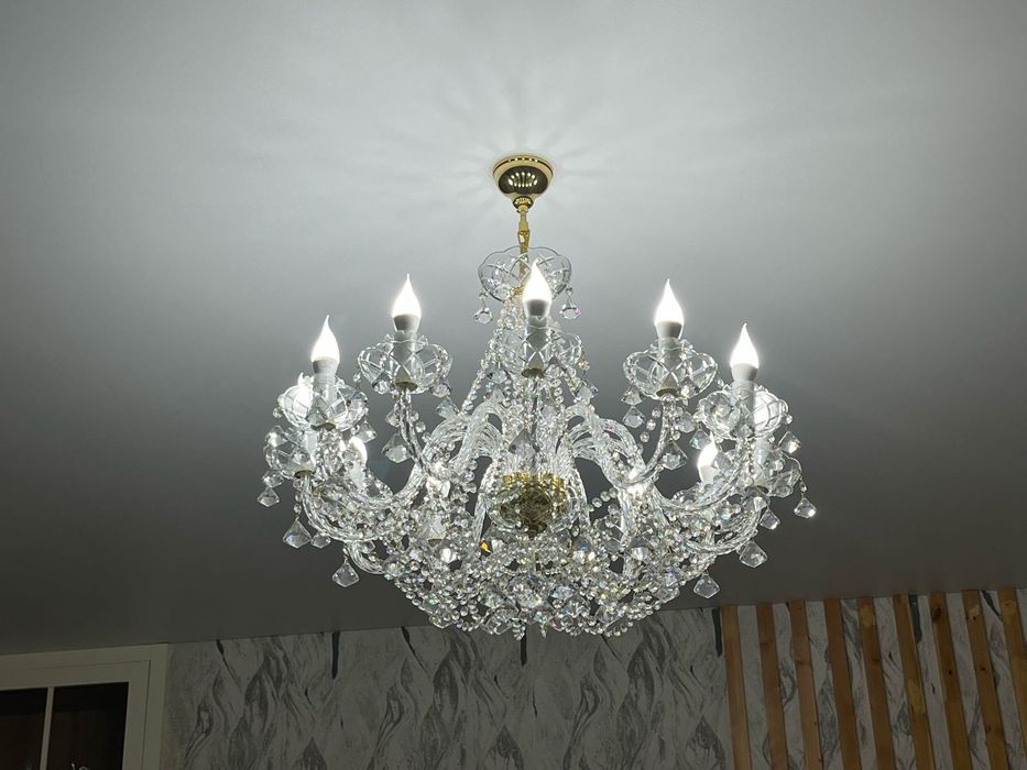 Продаётся люстра, богемская хрусталь