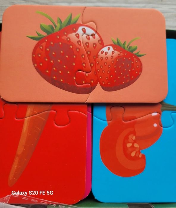 Puzzle fructe si legume fata verso