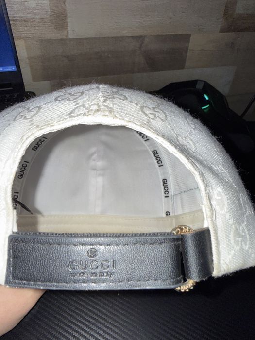 Gucci бяла шапка