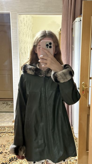 женская зимняя дубленка