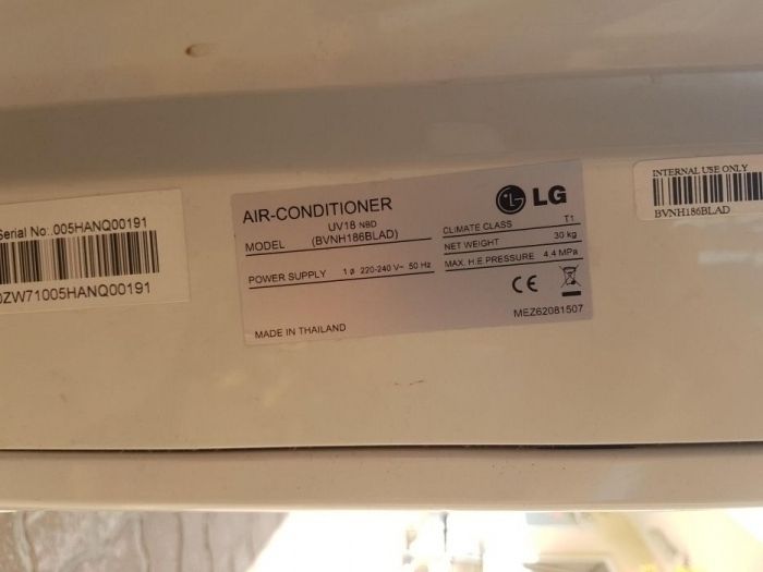 Vand clima unitate interna LG/clima Fujitsu Japan tavan 12000btu