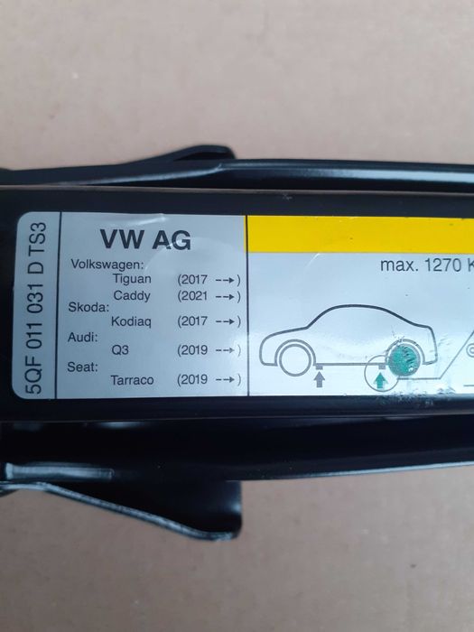 Cric,cheie roti VW Tiguan, Caddy, SKODA Kodiaq, AUDI Q3, SEAT Tarraco