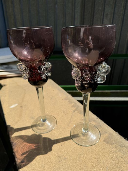 Фужеры, пафосные, ручная работа.