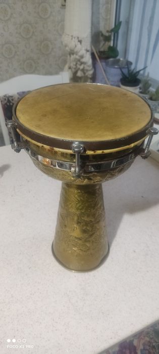 Антична стара бронзова тарамбука ; таранбука ; дарбука