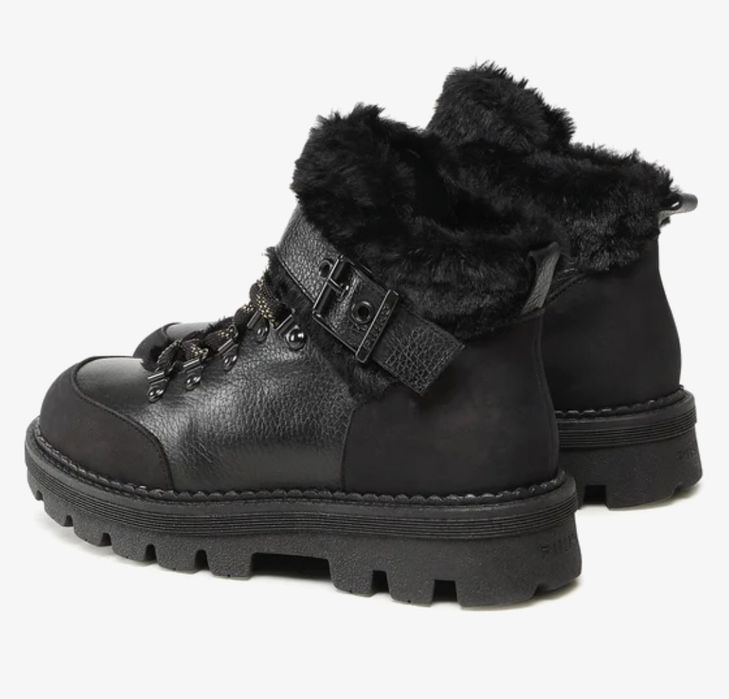 Черни кожени боти Pinko,Twinset,Furla