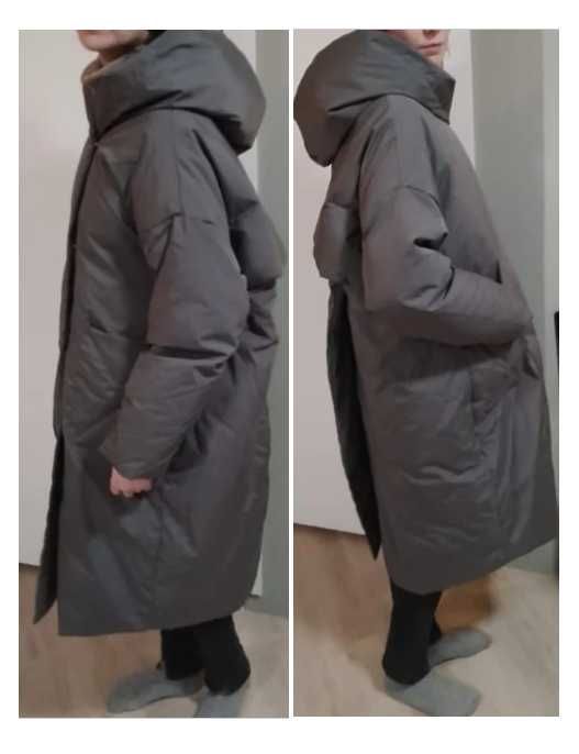 Пуховик На пуху. Оверсайз.