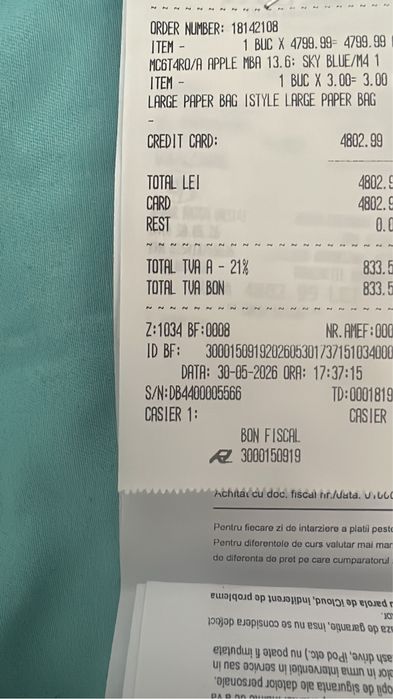 MacBook M4 16gb/256 Gb