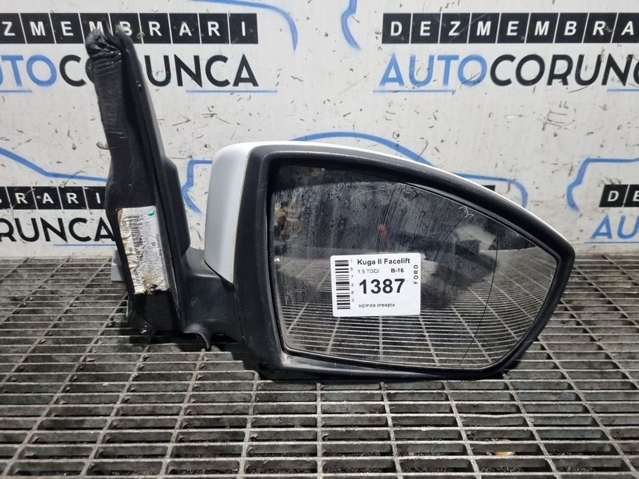 Oglinda dreapta Ford Kuga II Facelift 2016 - 2019 4 Usi WHITE 5 D (1387) Fara rabatare