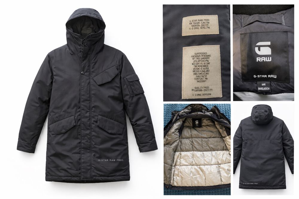 G-STAR RAW Padded Hooded Parka яке - SIZE: L