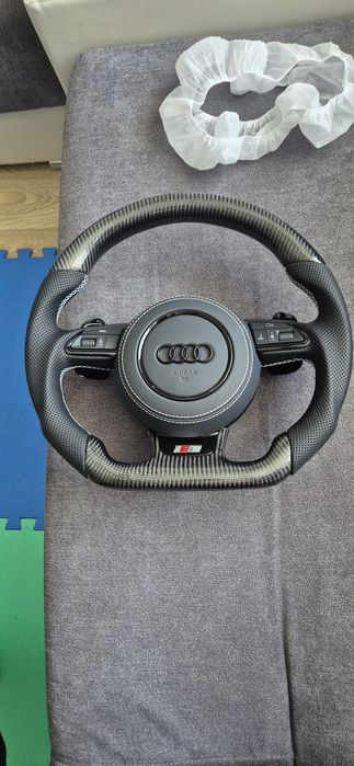 Volan nou cu carbon audi A3 A4 A5 A6 A7 A8 Q3 Q5 Q7