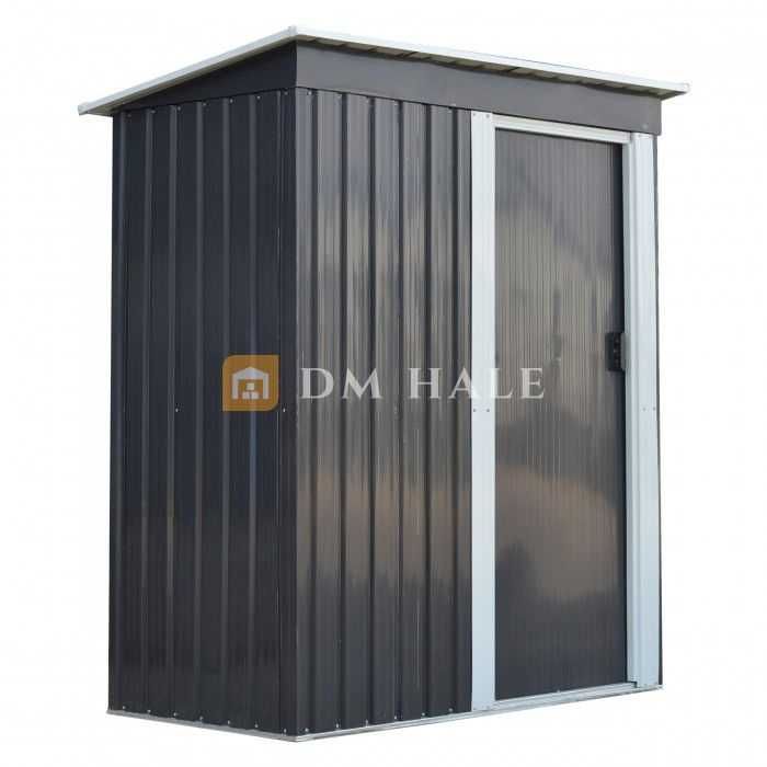 Барака за инструменти градинска SOLE TERRA DARK GREY 86x162см