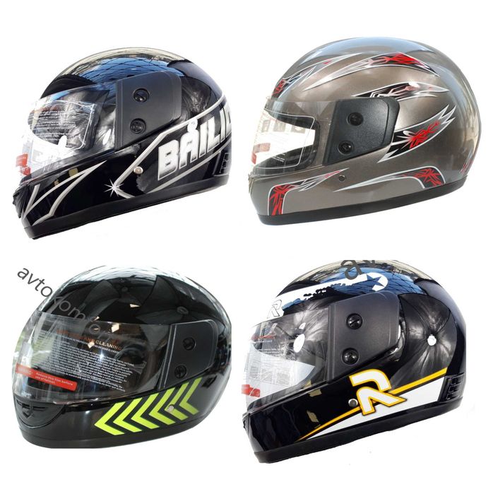 Каска Шлем За Мотор С вдигащ Визьор Различни Размери