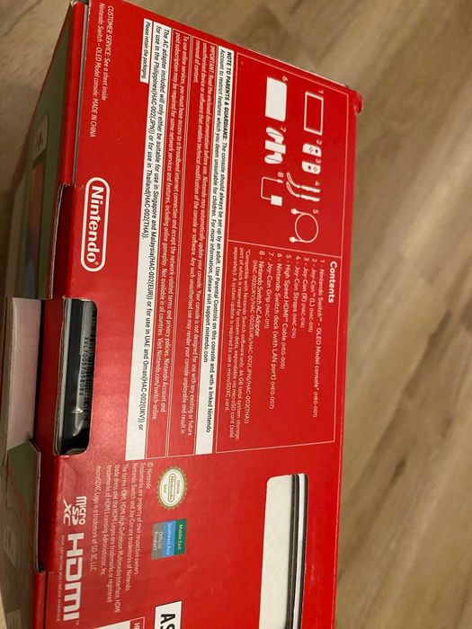 Nintendo Switch OLED Alb – OLX Delivery, Set Complet Original