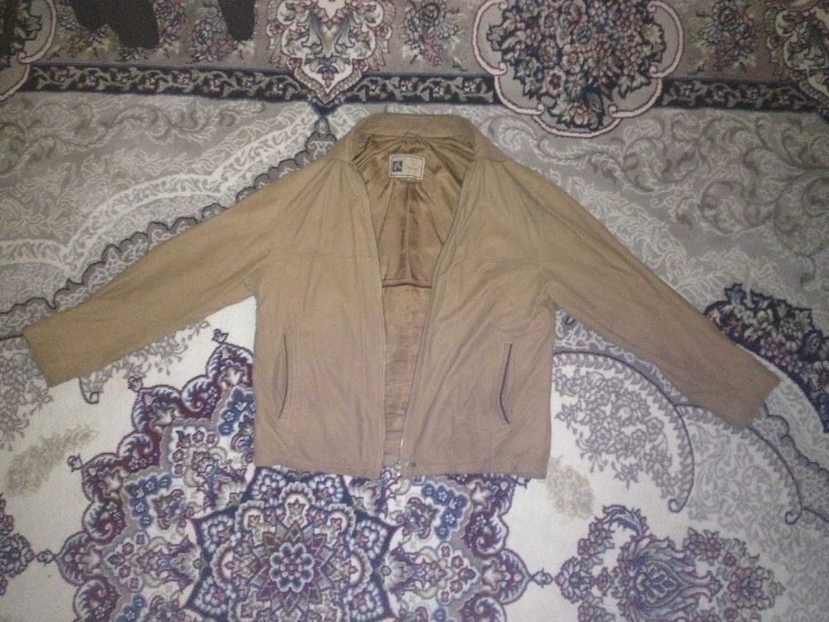 Мужской кожаный пиджак