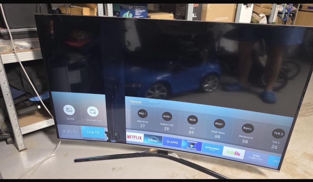 Tevevizor Samsung ue55ku6672u ecran curbat