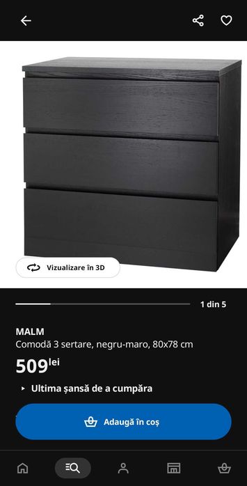 Comoda Ikea 80x78 cm