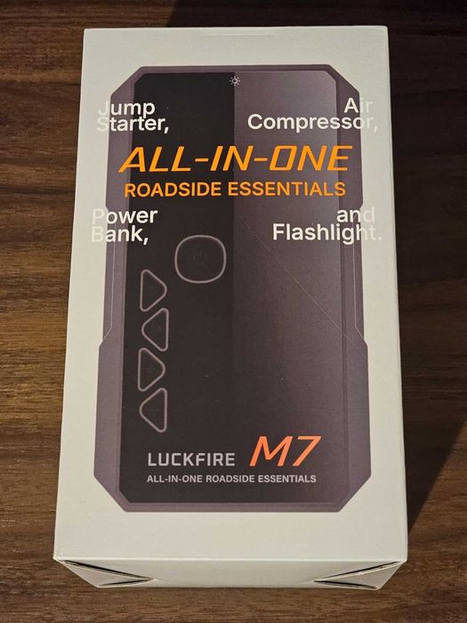 Luckfire M7 Смарт джъмп стартер и компресор, 12V, 8,5 л Б/6,5 л Д