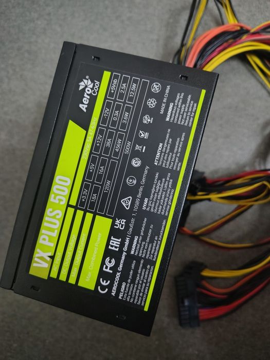 Блок питания для компьютера aero cool vx plus 500wt