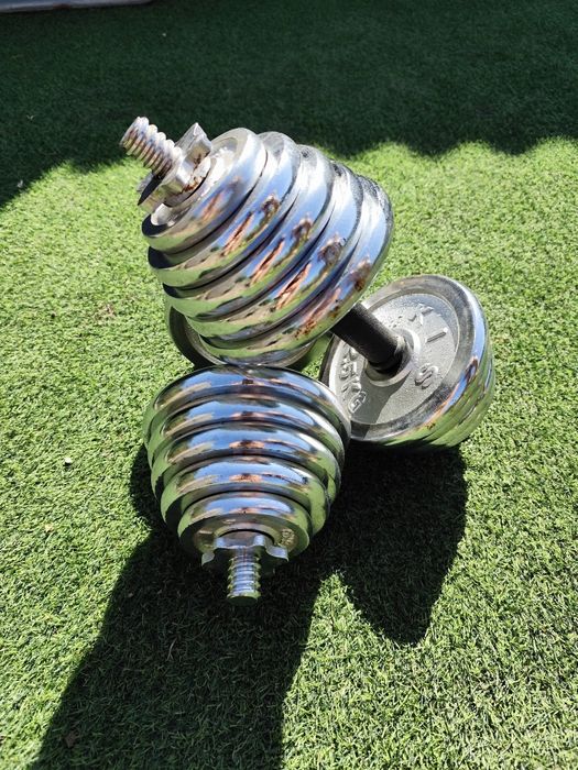 Продам разные гантели