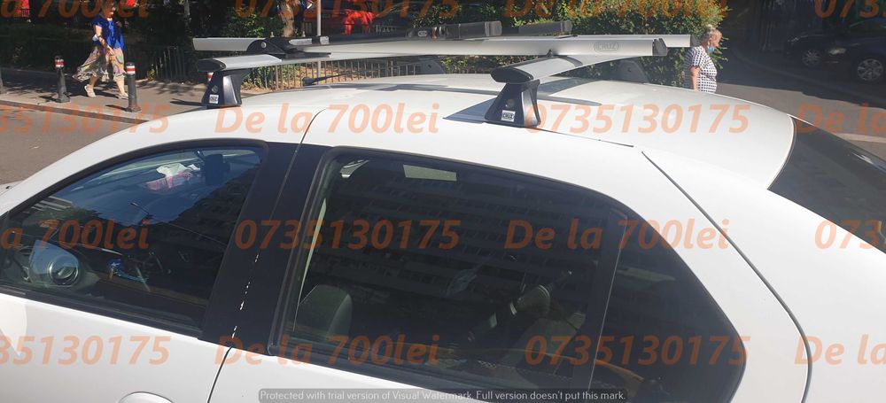 Bare portbagaj transversale DACIA Logan Sandero 1 2 3 / OTEL ALUMINIU